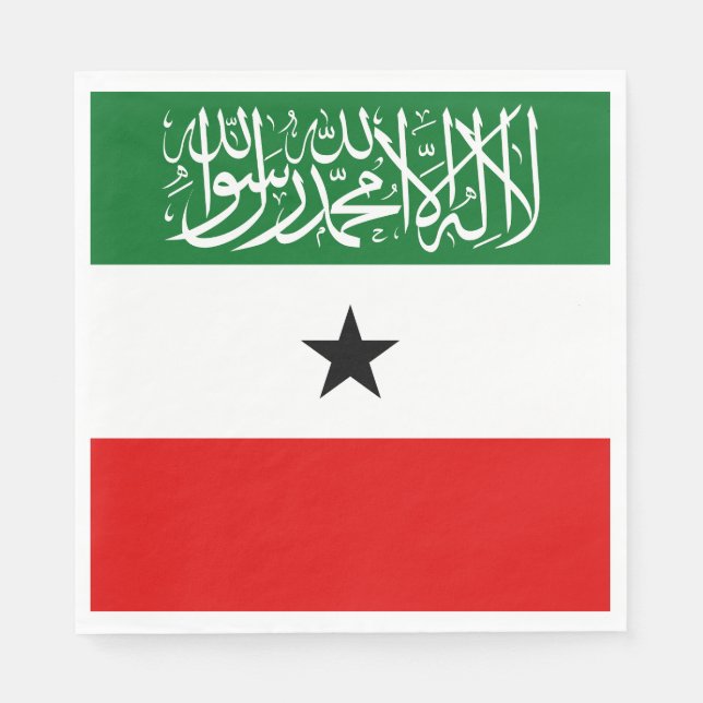 Servilleta De Papel Bandera de Somalilandia (Anverso)