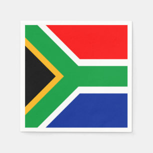 Servilleta De Papel Bandera de Sudáfrica
