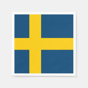 Servilleta De Papel Bandera de Suecia