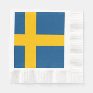 Servilleta De Papel Bandera de Suecia