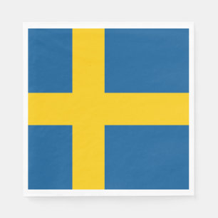 Servilleta De Papel Bandera de Suecia