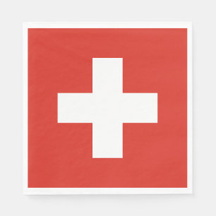 Servilleta De Papel Bandera de Suiza