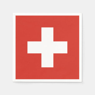 Servilleta De Papel Bandera de Suiza