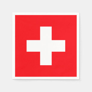 Servilleta De Papel Bandera de Suiza