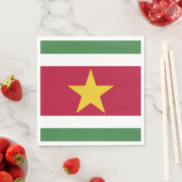 Servilleta De Papel Bandera de Surinam