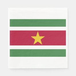 Servilleta De Papel Bandera de Surinam