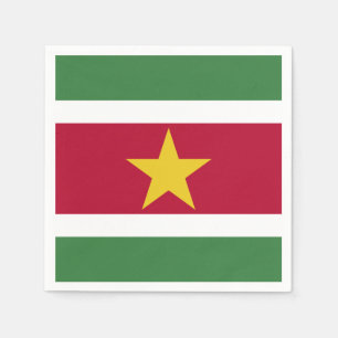 Servilleta De Papel Bandera de Surinam