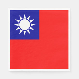 Servilleta De Papel Bandera de Taiwán