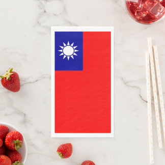 Servilleta De Papel Bandera de Taiwán: República de China, Taipei chin
