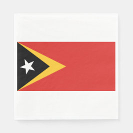 Servilleta De Papel Bandera de Timor Oriental
