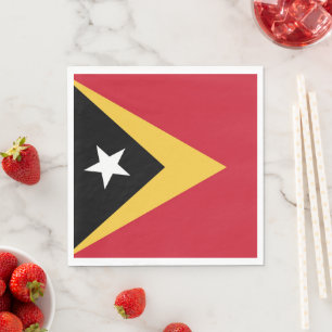 Servilleta De Papel bandera de Timor Oriental