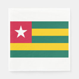 Servilleta De Papel Bandera de Togo