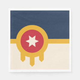 Servilleta De Papel Bandera de Tulsa (Oklahoma)
