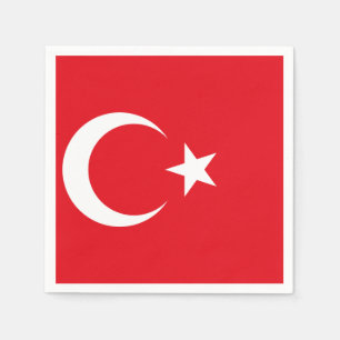 Servilleta De Papel Bandera de Turquía