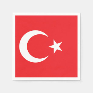 Servilleta De Papel Bandera de Turquía
