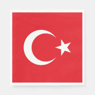 Servilleta De Papel Bandera de Turquía