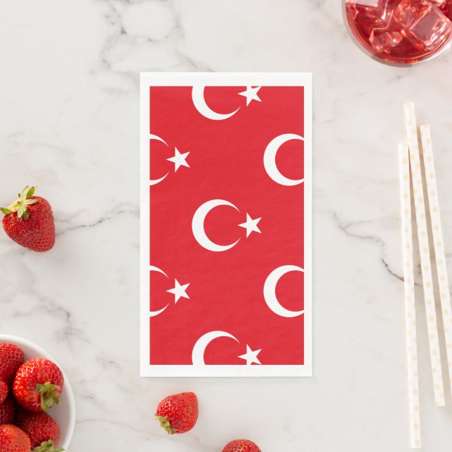 Servilleta De Papel Bandera de Turquía (In situ)