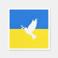 Bandera de Ucrania: ¡Libertad para las servilletas