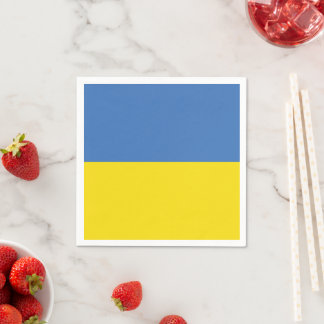 Servilleta De Papel Bandera de Ucrania, ucraniano Slava Ukraini Слава 