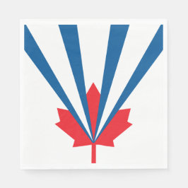 Servilleta De Papel Bandera de Vaughan (Ontario, Canadá)