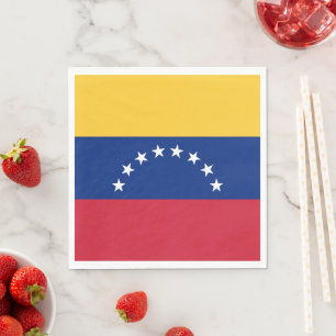 Servilleta De Papel Bandera de Venezuela