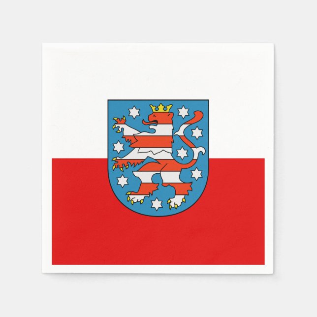 Servilleta De Papel Bandera de Westphalia Napkins (Anverso)