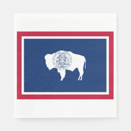 Servilleta De Papel Bandera de Wyoming
