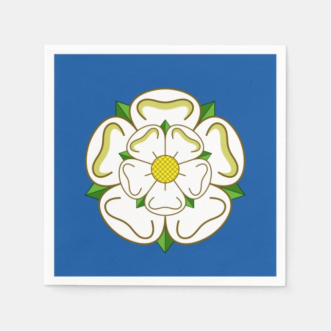 Servilleta De Papel Bandera de Yorkshire (Anverso)