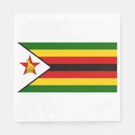 Servilleta De Papel Bandera de Zimbabue