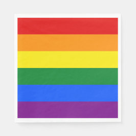 Servilleta De Papel Bandera del arco iris (LGBT)