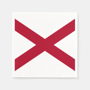 Servilleta De Papel Bandera del estado de Alabama