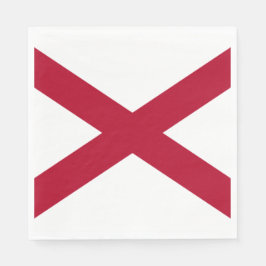 Servilleta De Papel Bandera del estado de Alabama
