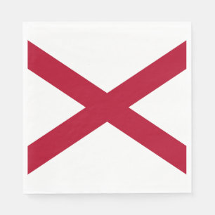 Servilleta De Papel Bandera del estado de Alabama