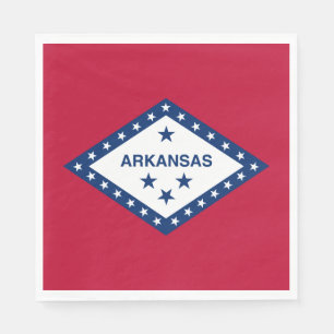 Servilleta De Papel Bandera del estado de Arkansas