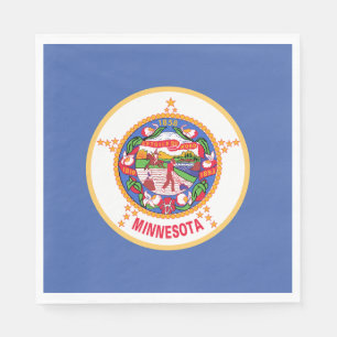Servilleta De Papel Bandera del estado de Minnesota