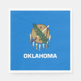 Servilleta De Papel Bandera del estado de Oklahoma