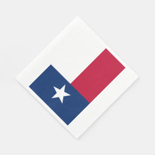 Servilleta De Papel Bandera del estado de Tejas