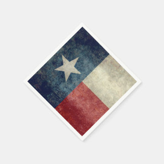 Servilleta De Papel Bandera del estado de Texas vintage estilo retro N