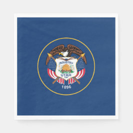 Servilleta De Papel Bandera del Estado de Utah