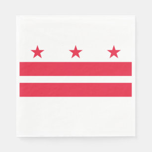 Servilleta De Papel Bandera del estado de Washington DC