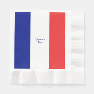 Servilleta De Papel Bandera del francés Tricolore de Francia