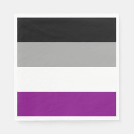 Servilleta De Papel Bandera del Orgullo Asexual (As) (Asexualidad)