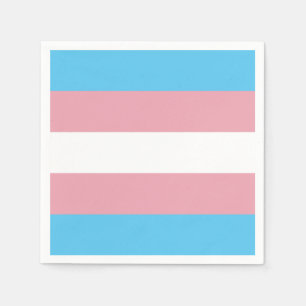 Servilleta De Papel Bandera del orgullo del transexual