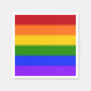 Servilleta De Papel Bandera del orgullo gay caído