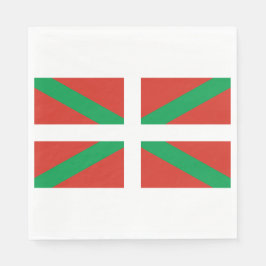 Servilleta De Papel Bandera del País Vasco