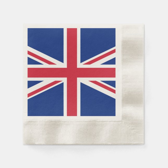 Servilleta De Papel Bandera del Reino Unido (Anverso)