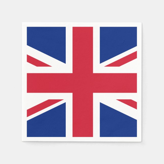 Servilleta De Papel Bandera del Reino Unido (Anverso)