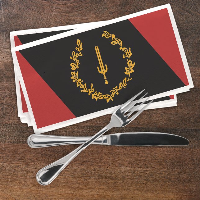 Servilleta De Papel Bandera del Sur (soulaan flag)