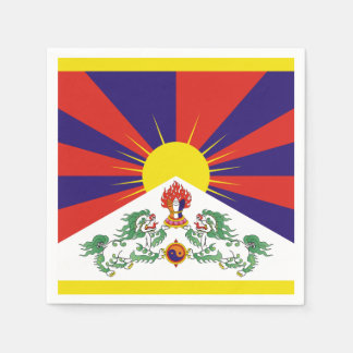 Servilleta De Papel Bandera del Tíbet Libre