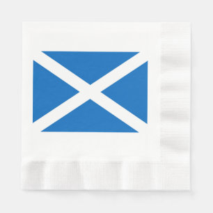 Servilleta De Papel Bandera escocesa Saltire